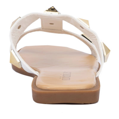 Olivia Miller Womens Zoey Flat Sandals