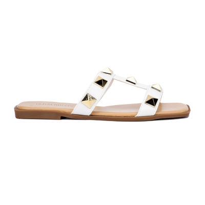 Olivia Miller Womens Zoey Flat Sandals
