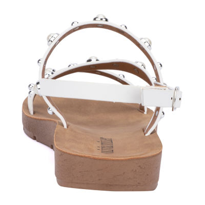 Olivia Miller Womens Perla Flat Sandals