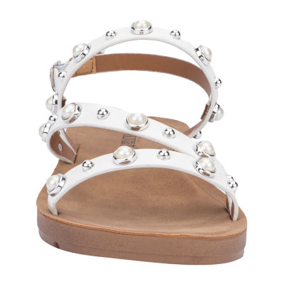 Olivia Miller Womens Perla Flat Sandals