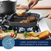 Anolon Advanced Home Hard Anodized 12.5 Divided Grill Pan - JCPenney