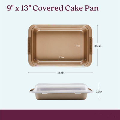 Anolon Advanced Bronze 9"X13 Rectangular Covered Non-Stick Cake Pan