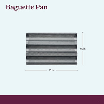 Perforated Stainless Steel Baguette Pan
