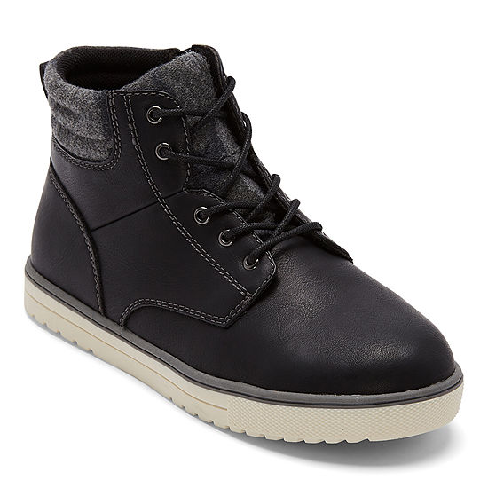 Thereabouts Big Boys Connor Flat Heel Lace Up Boots