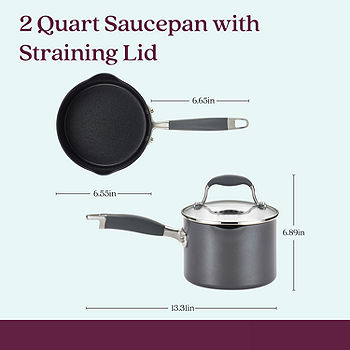 2-Quart Straining Saucepan – Anolon
