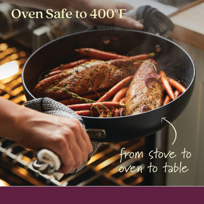 Anolon Advanced Home Hard Anodized 5-qt. Saute Pan with Lid and Helper Handle