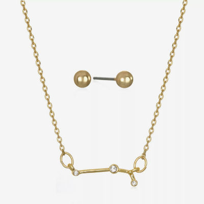 Bijoux Bar Zodiac Constellation 2-pc. 16 Inch Pendant Necklace