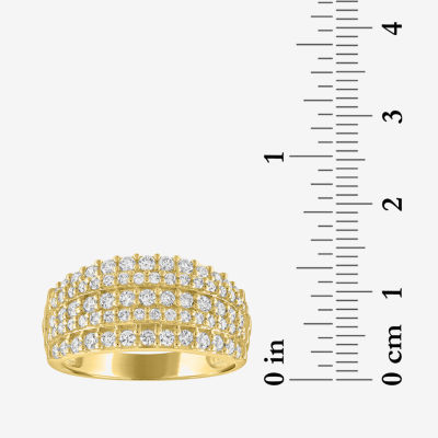 (G-H / Si2-I1) 1 CT. T.W. Lab Grown White Diamond 10K Gold Anniversary Band