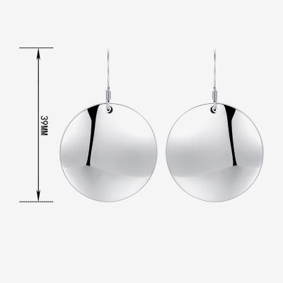 Womens Sterling Silver Drop Earrings