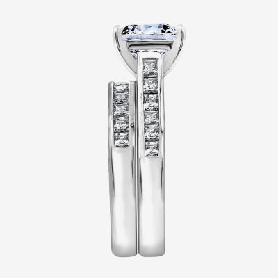 DiamonArt® Cubic Zirconia 3 3/4 CT. T.W. Bridal Ring Set