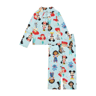 Disney Collection Little Big Girls Princess Crew Neck Long