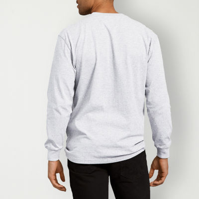 Dickies Heavyweight Mens Crew Neck Long Sleeve Pocket T-Shirt