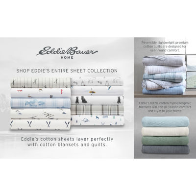 Eddie Bauer Fishing Flies Sheet Set