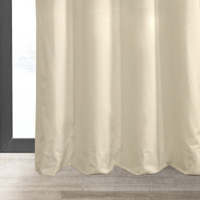 Exclusive Fabrics & Furnishing Signature Energy Saving Blackout Grommet Top Single Curtain Panel