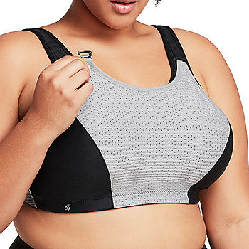 Glamorise Magiclift® Double Layer Custom Control High Support Full Coverage  Unlined Wireless Sports Bra 1166
