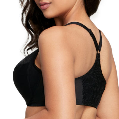 Glamorise Front-Closure T-Back WonderWire Underwire Bra 1246 (Women's &  Women's Plus)