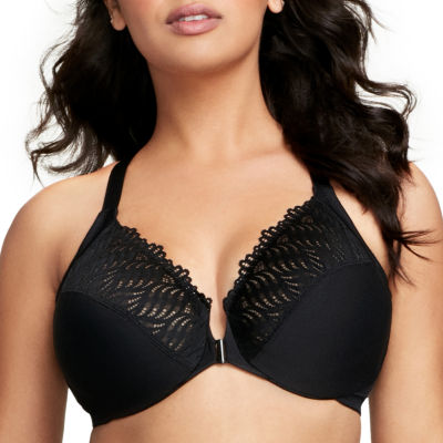 Leading Lady The Nora - Shimmer Support Back Lace Front-Closure Bra 5530