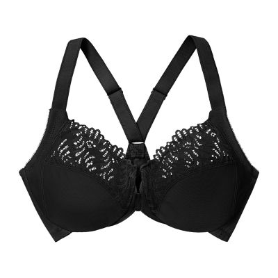 Front-Closure T-Back WonderWire Bra Black