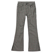 Juniors Hello Kitty And Friends Checkered Womens Mid Rise Flare Pull-On  Pants, Color: White - JCPenney