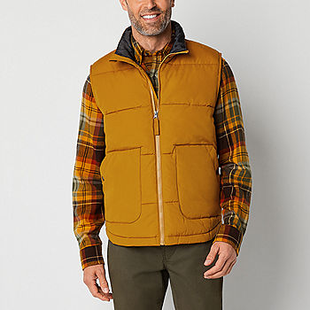 St. John's Bay Quilted Cargo Mens Puffer Vest - JCPenney