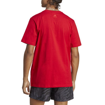adidas Mens Crew Neck Short Sleeve T-Shirt Big and Tall
