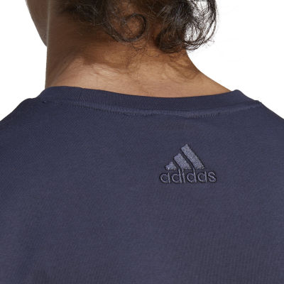 adidas Mens Crew Neck Short Sleeve T-Shirt Big and Tall