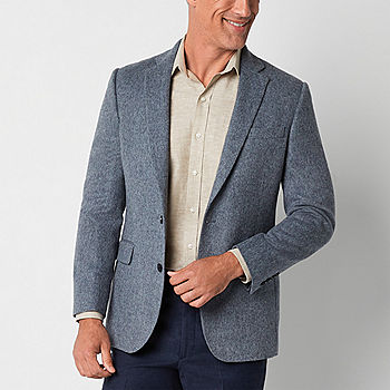 Stafford Camel Hair Mens Classic Fit Sport Coat - JCPenney