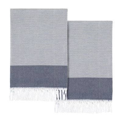 Linum Home Textiles Elegant Thin Stripe 2-pc. Beach Towel