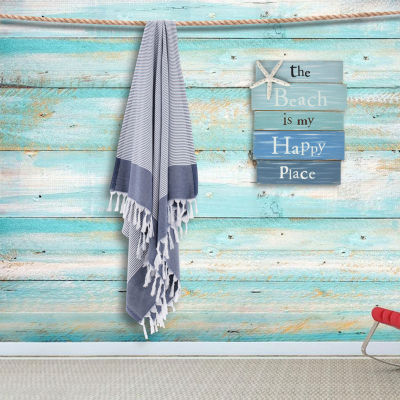Linum Home Textiles Elegant Thin Stripe 2-pc. Beach Towel