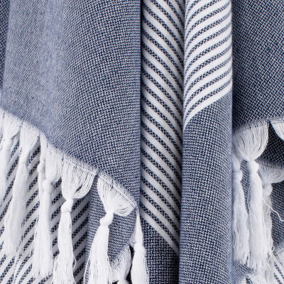 Linum Home Textiles Elegant Thin Stripe 2-pc. Beach Towel