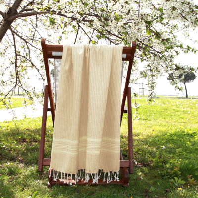 Linum Home Textiles Luxe Hrringbone Pestemal 2-pc. Beach Towels