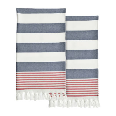 Linum Home Textiles Patriotic Pestemal 2-pc. Beach Towel