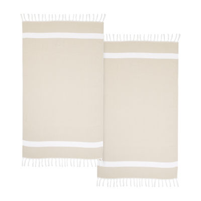 Linum Home Textiles Diamond Pestemal 2-pc. Beach Towel