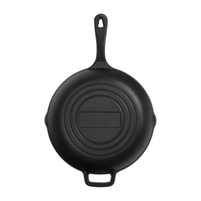 Commercial Chef 10 Inch Sauté Cast Iron Skillet