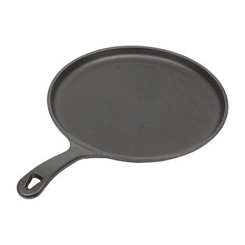 10.5 in. Cast Iron Griddle Pan Round Skillet Pancake Tortilla