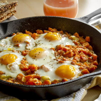 Commercial Chef Cast Iron Pan Baking Dish