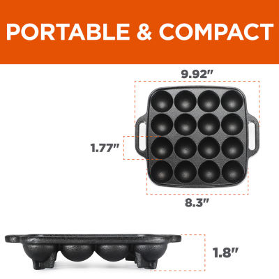 Commercial Chef Cast Iron Pan Baking Dish