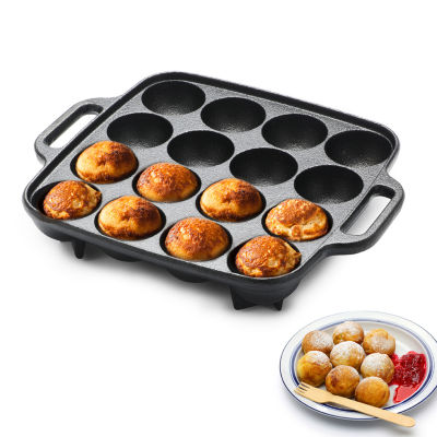 Commercial Chef Danish Aebleskiver 7 Cake Pan CHCI4105, Color: Black -  JCPenney