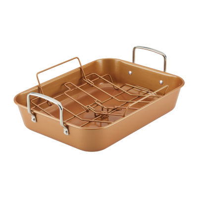 Ayesha Curry Bakeware 9 x 13 Covered Cake Pan- Copper 