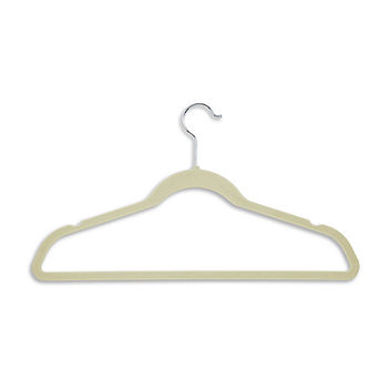 Honey-Can-Do Dusty Pink Slim-Profile Non-Slip Velvet Hangers