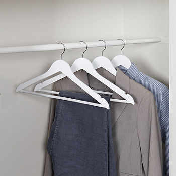 Quality Hangers Clothes Hangers 50 Pack - Non-Velvet Plastic Hangers for  Clothes -Heavy Duty Coat Hanger Set -Space-Saving Closet Hangers with  Chrome Swivel Hook, Functional Non-Flocked Hangers, Gray