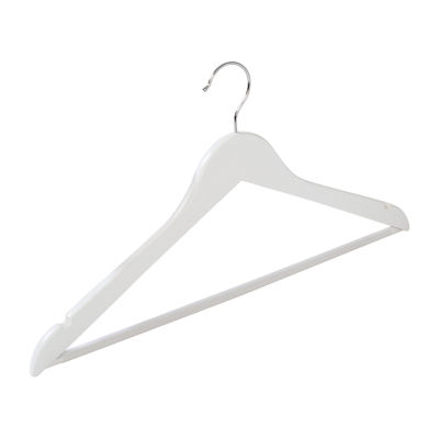 Honey Can Do White Non-Slip Wood Hangers 24-Pack