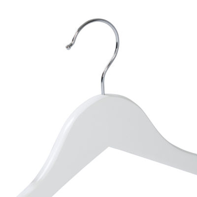 Honey Can Do 50 Pack Velvet Touch Suit Hanger, White