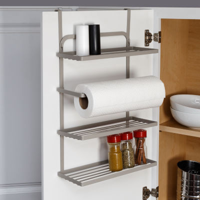 Honey Can Do Spice Rack With Paper Towel Holder