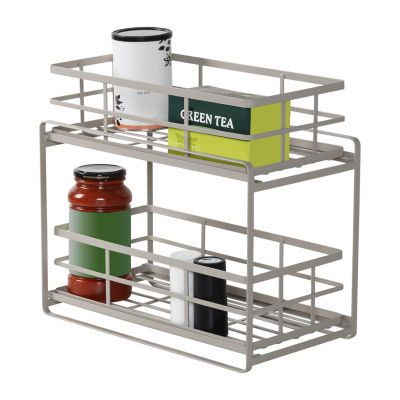 Honey Can Do Grey 2-Drawer Kitchen Pantry Organizer