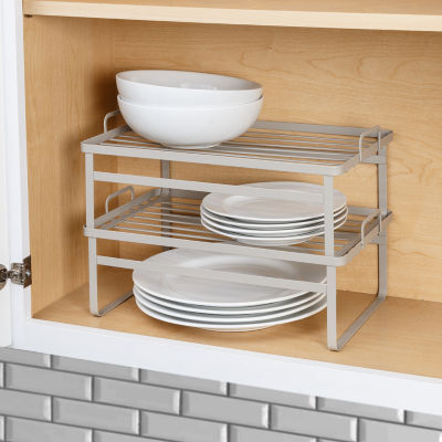 Honey Can Do Grey 2-Tier Over-The-Door Drying Rack