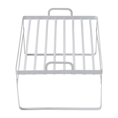 Honey Can Do White Stacking Shelves 2Pack KCH09424, Color