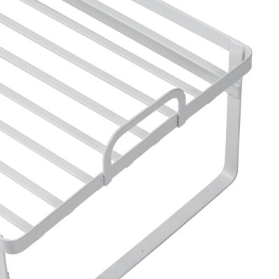 Honey Can Do White Stacking Cabinet Shelves 2-Pack