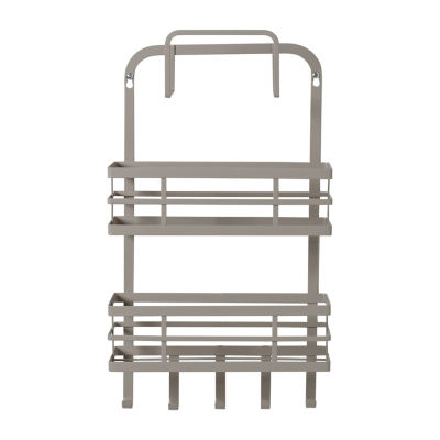 Honey Can Do Grey 3-Tier Kitchen Rack With Hooks