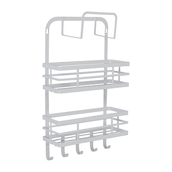 Honey Can Do White Stackable Shelves for Cabinets Set